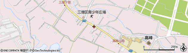 愛川ハイテク団地入口周辺の地図