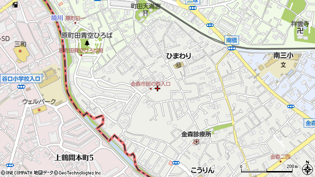 〒194-0012 東京都町田市金森の地図