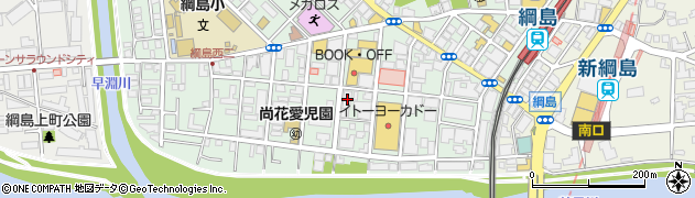 神奈川県横浜市港北区綱島西2丁目11-24周辺の地図