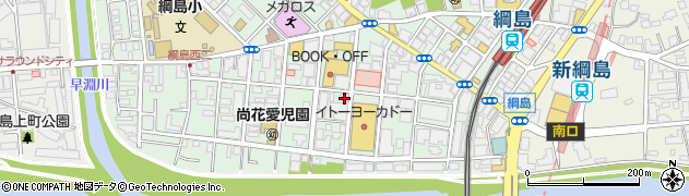 神奈川県横浜市港北区綱島西2丁目11-32周辺の地図