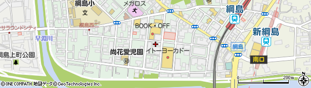 神奈川県横浜市港北区綱島西2丁目11-30周辺の地図