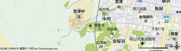 無縁寺周辺の地図