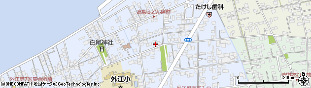 鳥取県境港市外江町1691周辺の地図