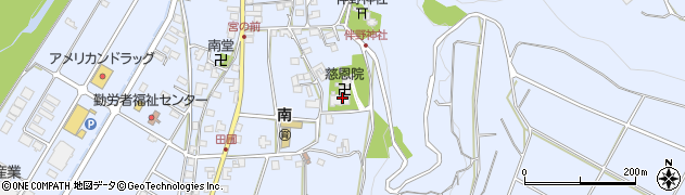 慈恩院周辺の地図