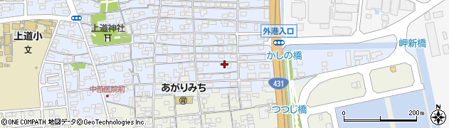 鳥取県境港市上道町2152周辺の地図