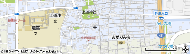 鳥取県境港市上道町718-2周辺の地図