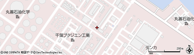 千葉県市原市五井南海岸周辺の地図