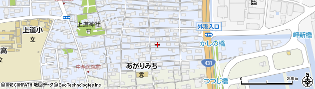 鳥取県境港市上道町26周辺の地図