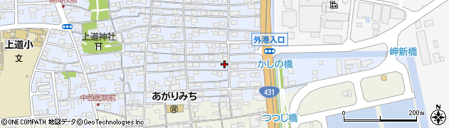 鳥取県境港市上道町2223周辺の地図