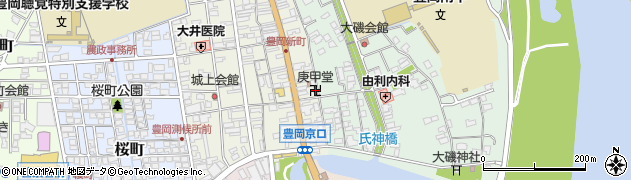 庚甲堂周辺の地図