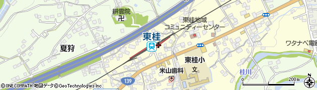 東桂駅周辺の地図
