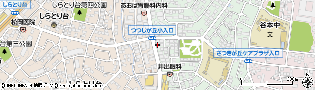 アオバダイ斉田ミシン商会周辺の地図