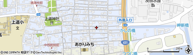 鳥取県境港市上道町115周辺の地図