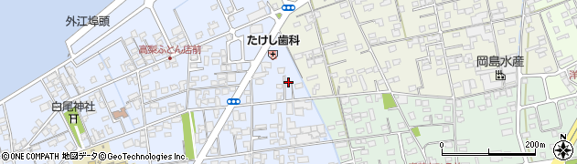 鳥取県境港市外江町1608周辺の地図