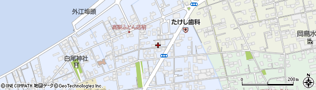 鳥取県境港市外江町1599周辺の地図