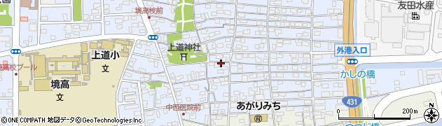 鳥取県境港市上道町687周辺の地図