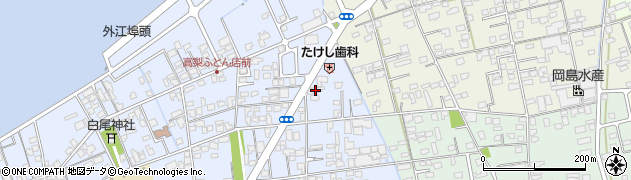 鳥取県境港市外江町1601周辺の地図