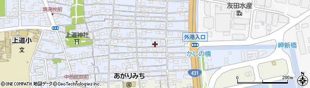 鳥取県境港市上道町2149周辺の地図
