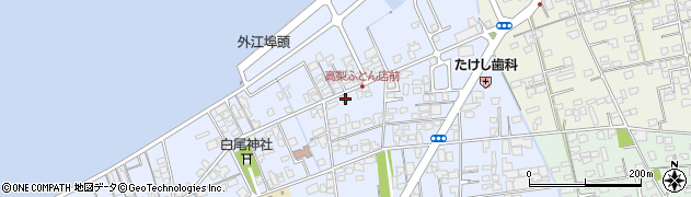 鳥取県境港市外江町1676周辺の地図