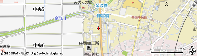 岐阜県美濃市169周辺の地図
