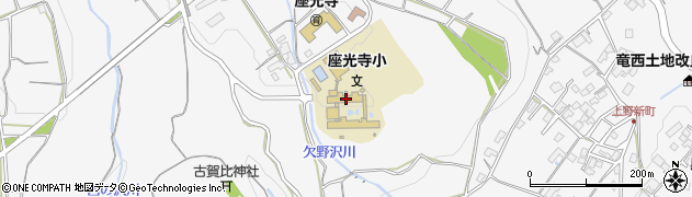 飯田市立座光寺小学校周辺の地図