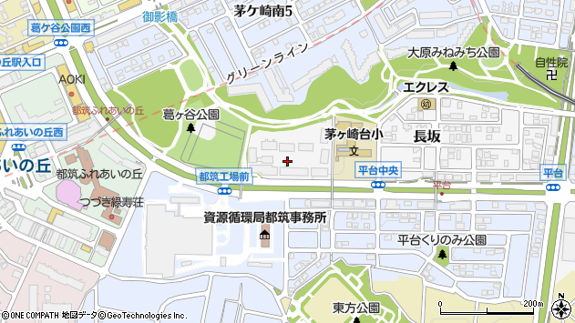 〒224-0063 神奈川県横浜市都筑区長坂の地図
