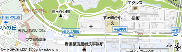 神奈川県横浜市都筑区長坂周辺の地図