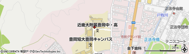 近畿大学附属豊岡高等学校周辺の地図