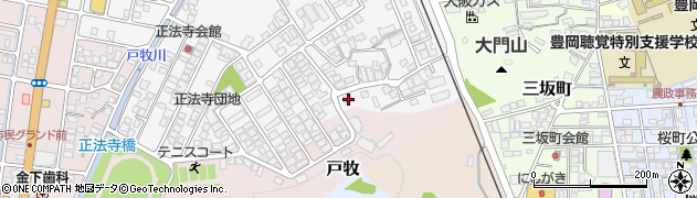 兵庫県豊岡市正法寺400周辺の地図