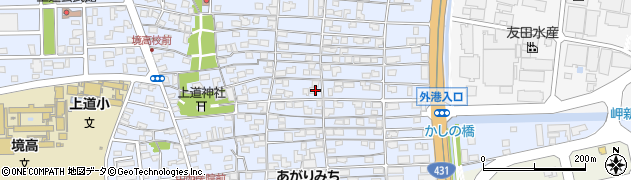 鳥取県境港市上道町169周辺の地図