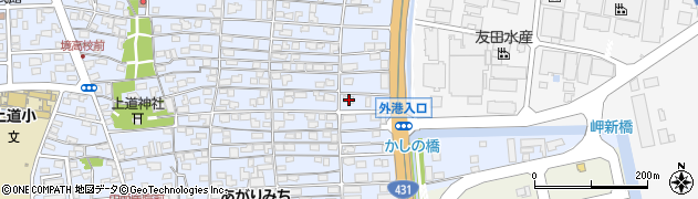 鳥取県境港市上道町2216周辺の地図