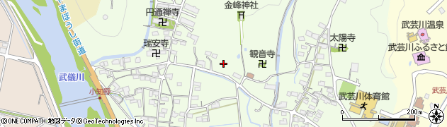 岐阜県関市武芸川町小知野周辺の地図