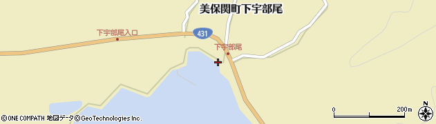 島根県松江市美保関町下宇部尾384周辺の地図