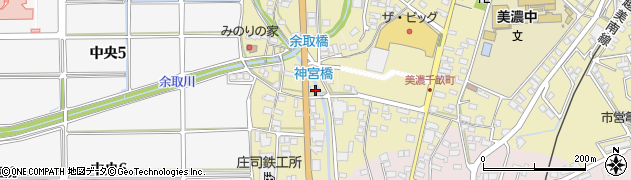 岐阜県美濃市1133周辺の地図