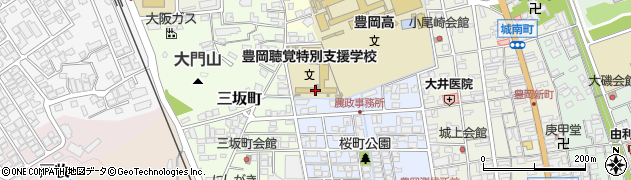 兵庫県立豊岡聴覚特別支援学校周辺の地図
