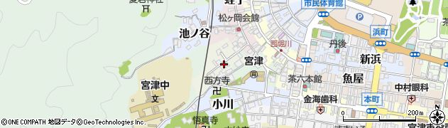 京都府宮津市万年新地周辺の地図