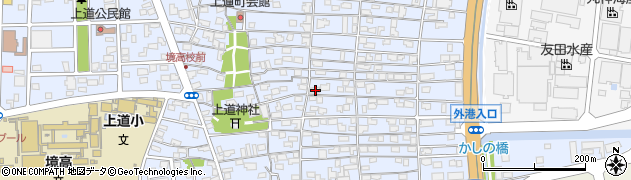 鳥取県境港市上道町177周辺の地図