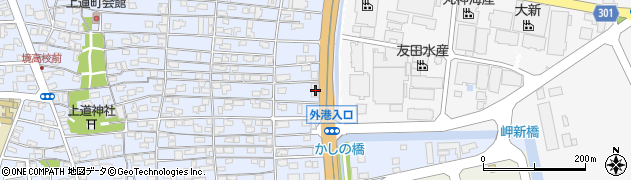 鳥取県境港市上道町2248周辺の地図