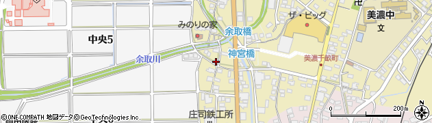 岐阜県美濃市161周辺の地図