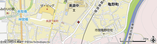 岐阜県美濃市4001周辺の地図