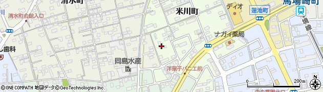 鳥取県境港市米川町115周辺の地図