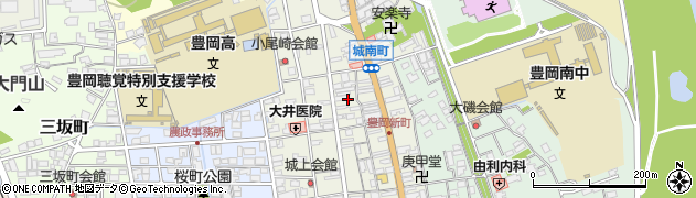 兵庫県豊岡市城南町10周辺の地図