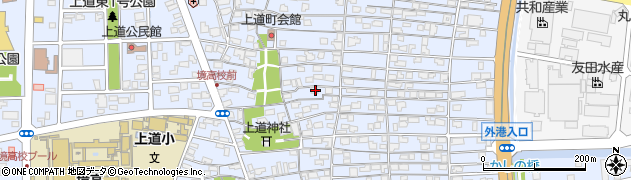 鳥取県境港市上道町593周辺の地図