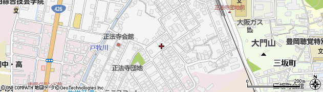 兵庫県豊岡市正法寺298周辺の地図