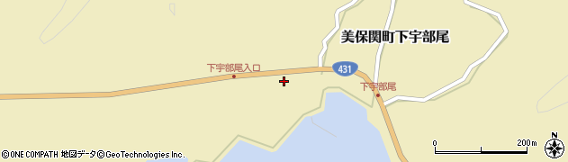 島根県松江市美保関町下宇部尾392周辺の地図