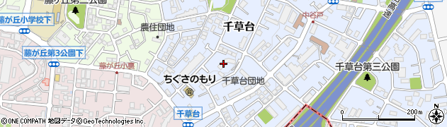 神奈川県横浜市青葉区千草台31-2周辺の地図