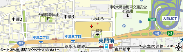 島忠ホームズ川崎大師店周辺の地図