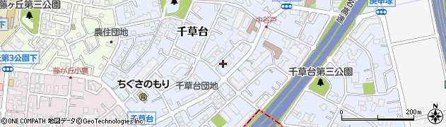 神奈川県横浜市青葉区千草台35-4周辺の地図