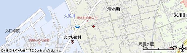 鳥取県境港市清水町905周辺の地図