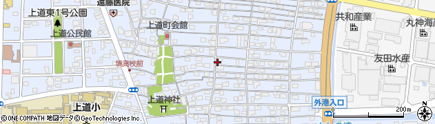 鳥取県境港市上道町221周辺の地図